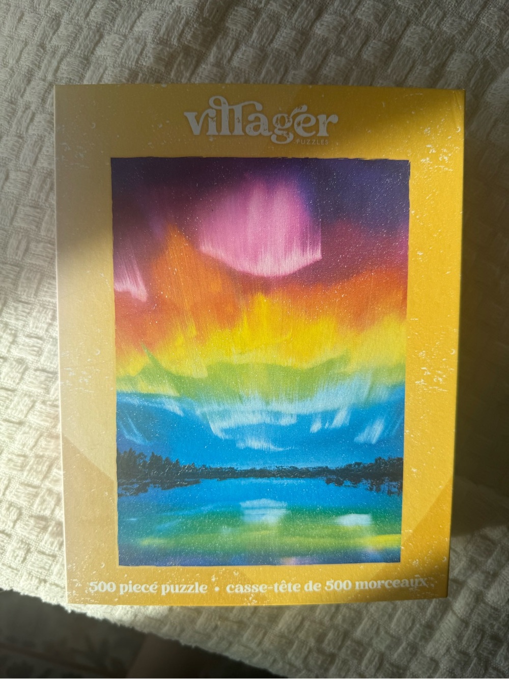 Villager Rainbow Northern Lights 500 piece puzzle